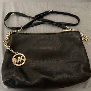 Michael Kors black crossbody/shoulder purse